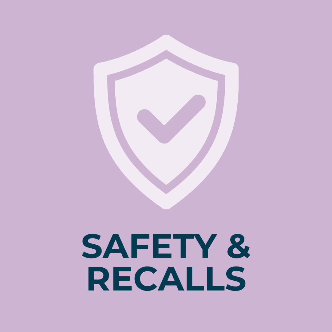 Just Between Friends Safety & Recall Website