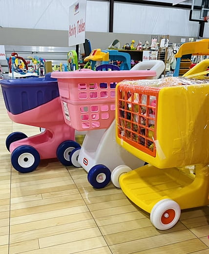 Kids Play Shopping Cart